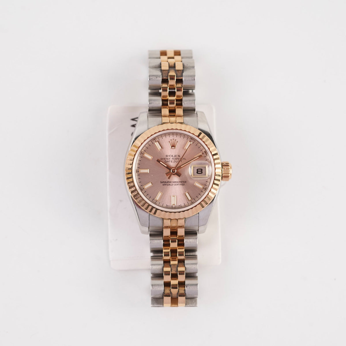 Rolex 26mm Datejust Pink Face Watch - photo 2