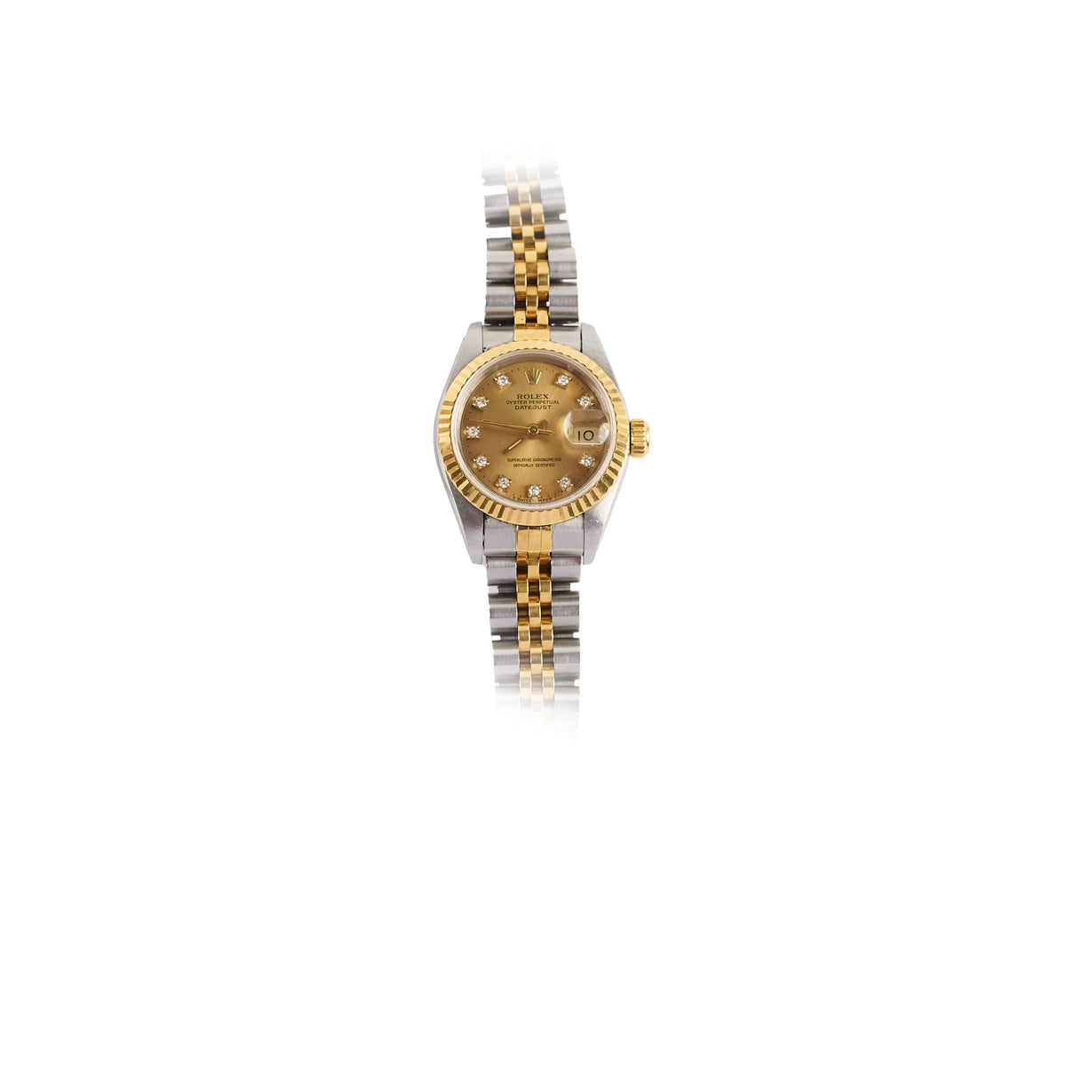 Rolex 26mm Datejust with Diamond Dial Watch Two Toned - photo 1