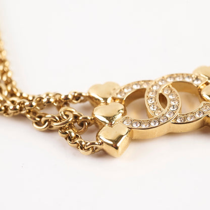 Chanel Crystal Heart CC Choker Gold Tone - photo 5