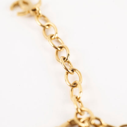 Chanel Crystal Heart CC Choker Gold Tone - photo 8