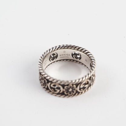 Gucci Ruthenium Silver Ring Size 20 - photo 2