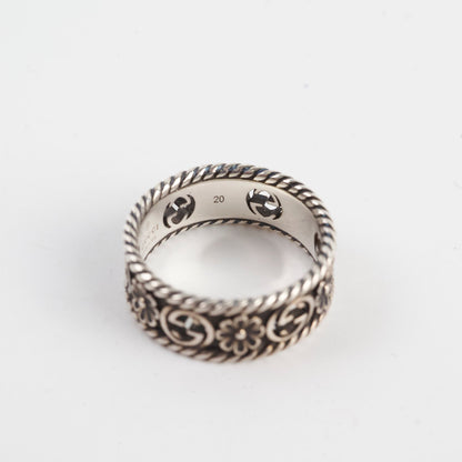 Gucci Ruthenium Silver Ring Size 20 - photo 3