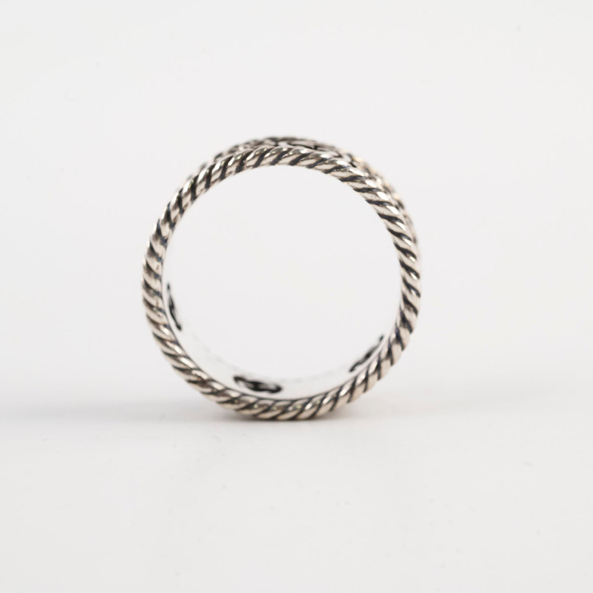 Gucci Ruthenium Silver Ring Size 20 - photo 6