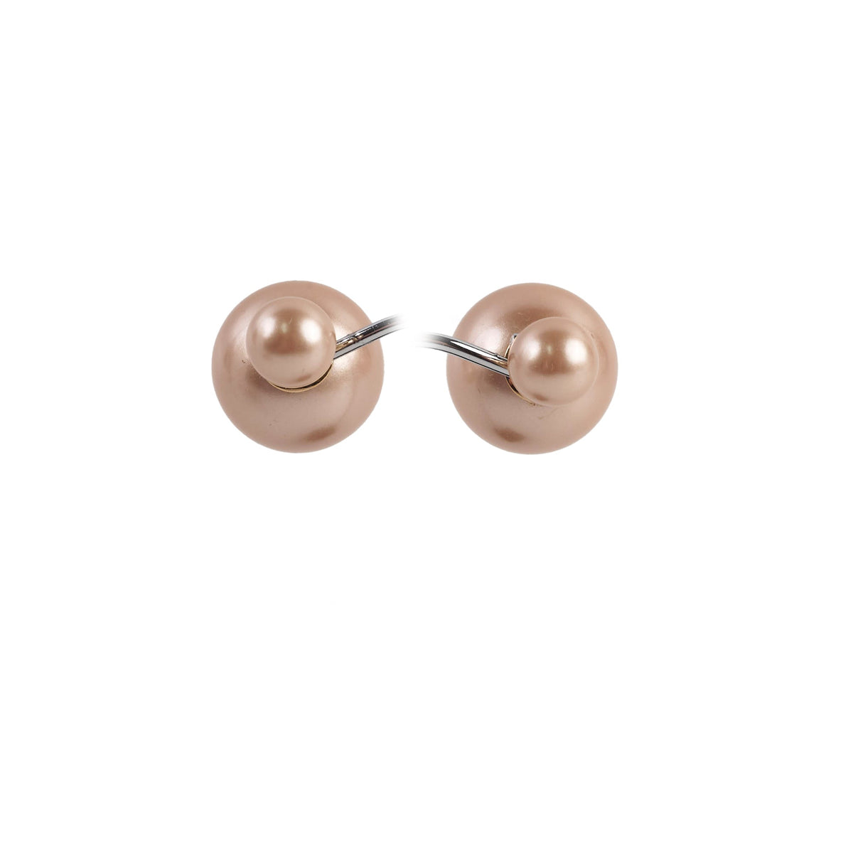 Christian Dior Stud Earrings Pink - photo 1