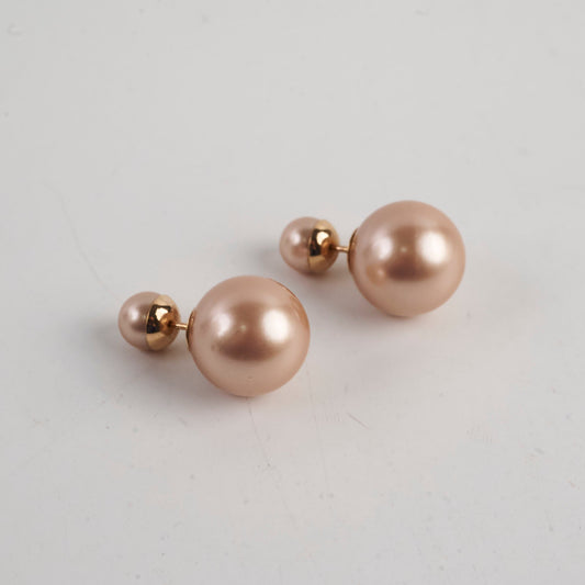 Christian Dior Stud Earrings Pink - photo 2