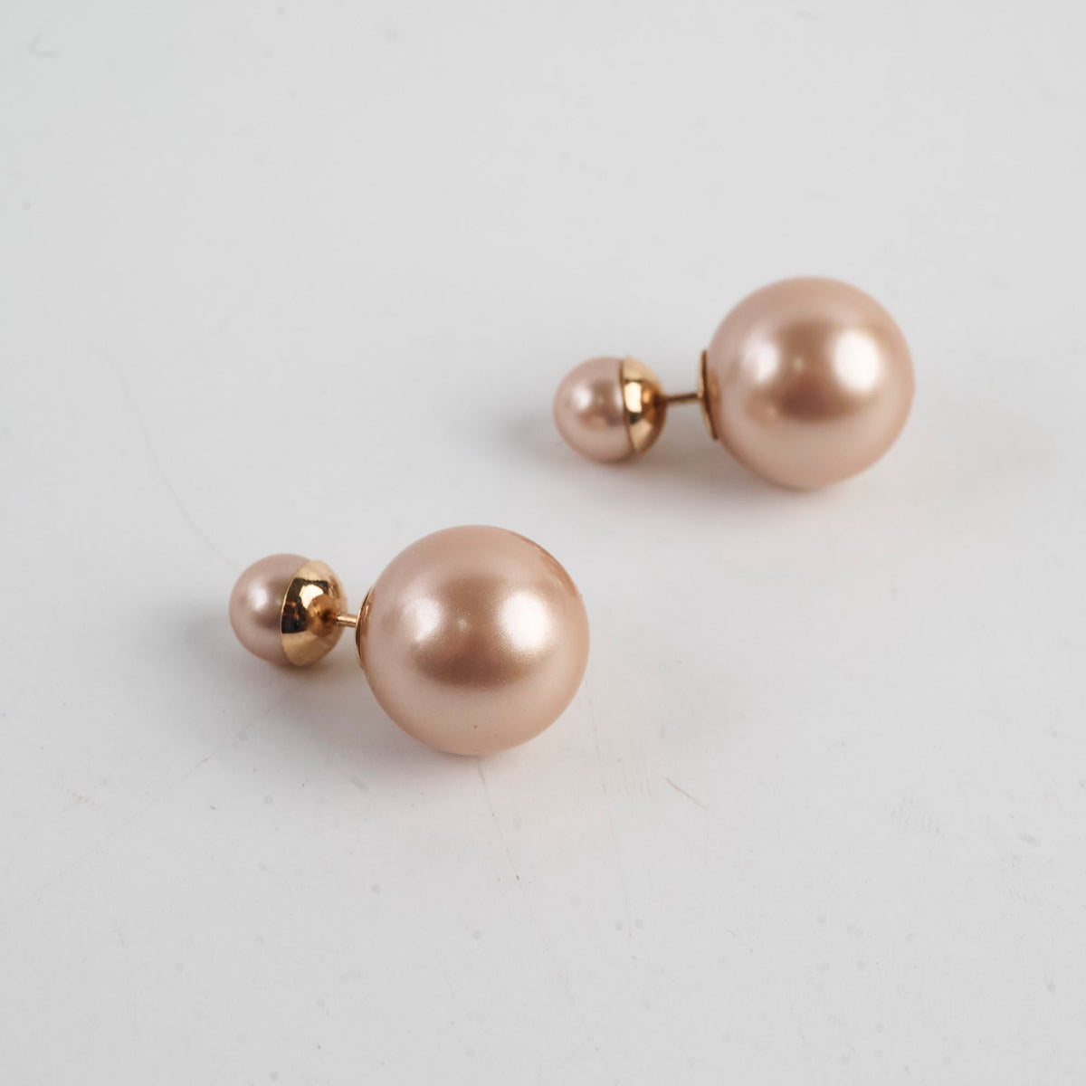 Christian Dior Stud Earrings Pink - photo 3