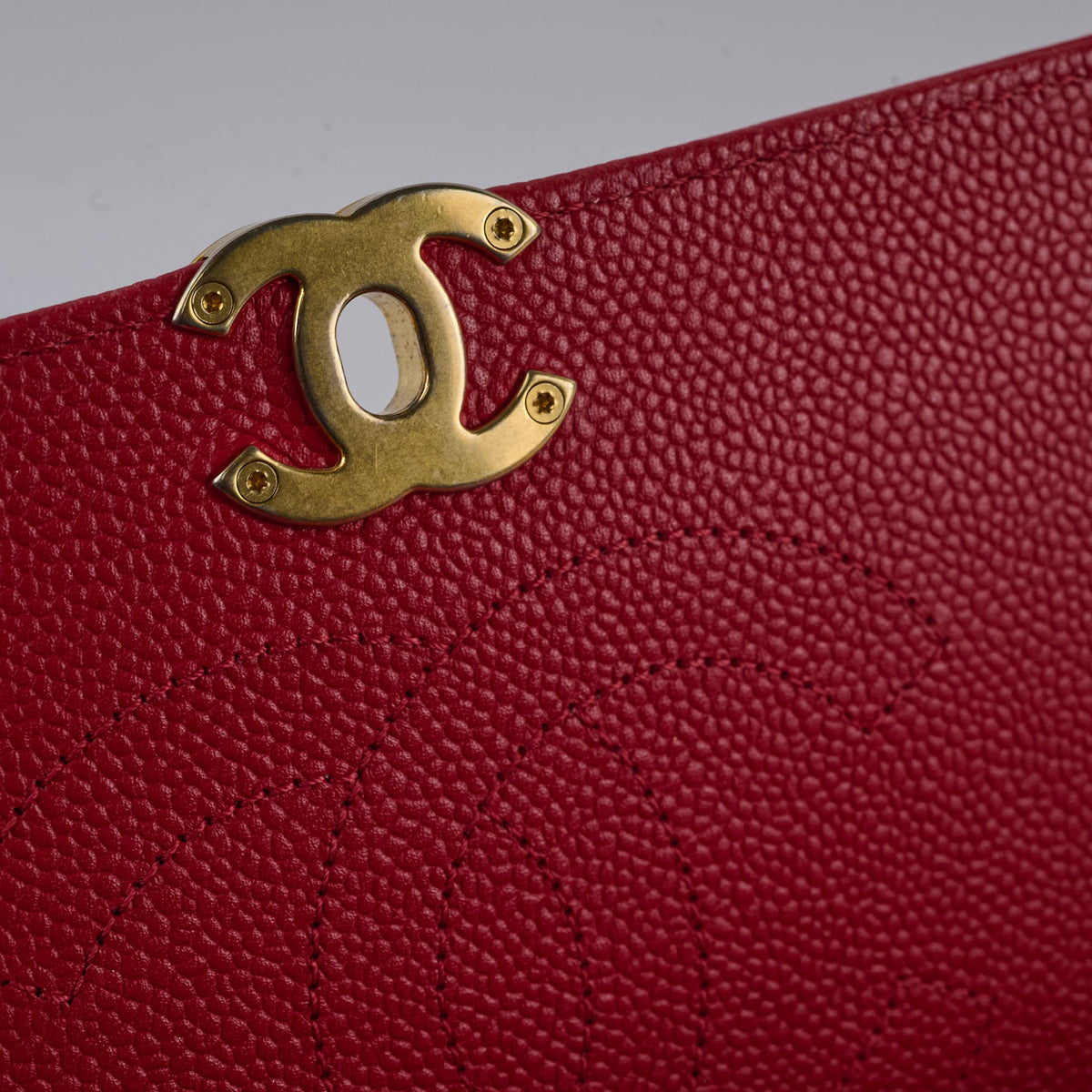 Chanel Caviar Quilted Carry Me Top Handle Red - photo 12