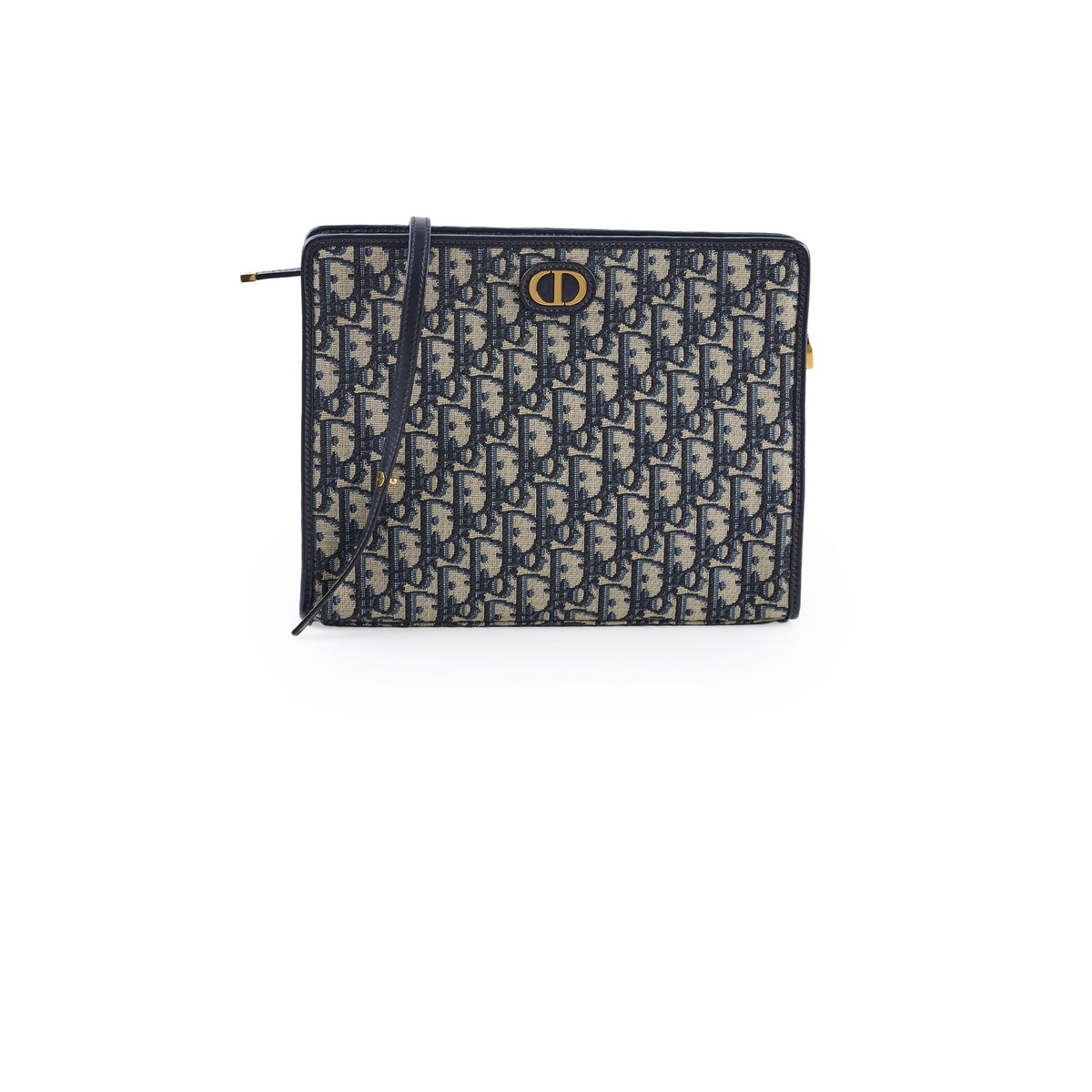 Christian Dior 30 Montaigne Dea Pouch Navy Oblique - photo 1