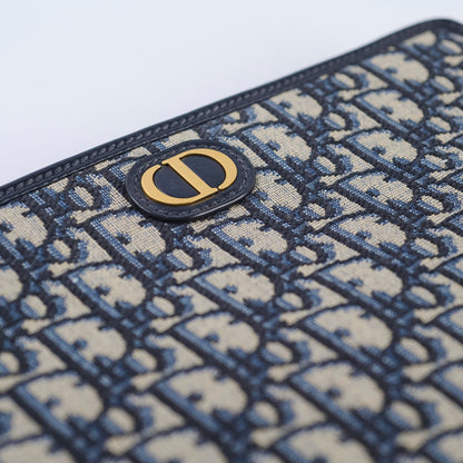 Christian Dior 30 Montaigne Dea Pouch Navy Oblique - photo 9