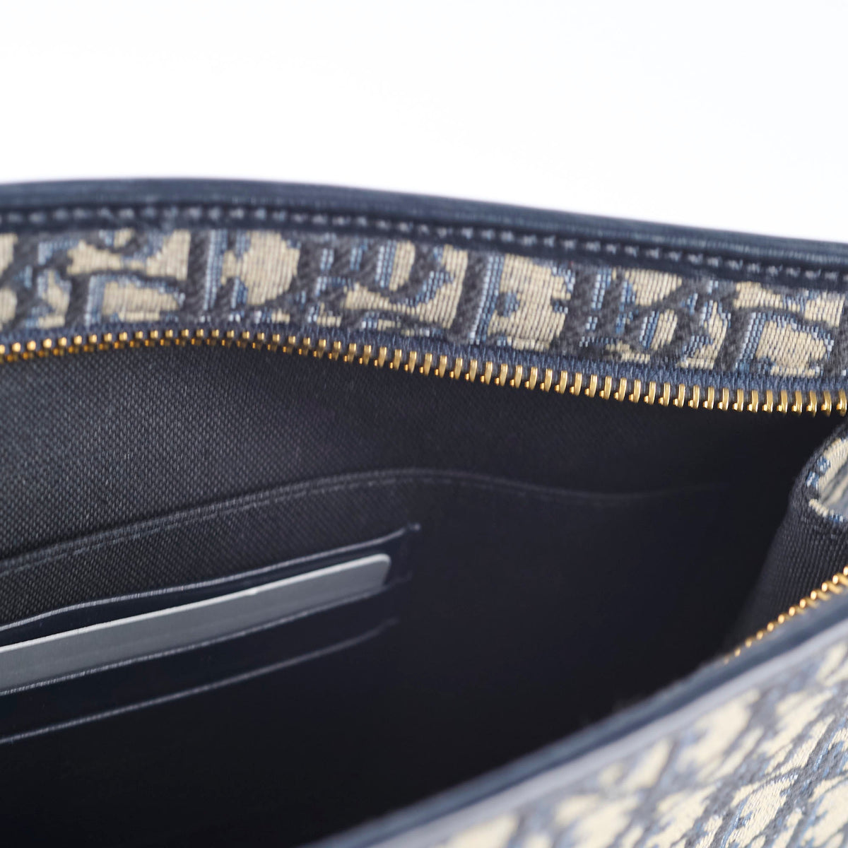 Christian Dior 30 Montaigne Dea Pouch Navy Oblique - photo 5