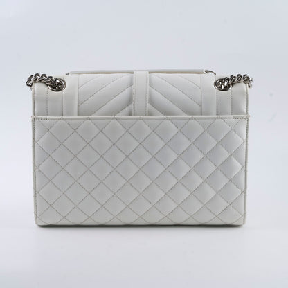 Saint Laurent Envelope Crossbody Medium White - photo 2