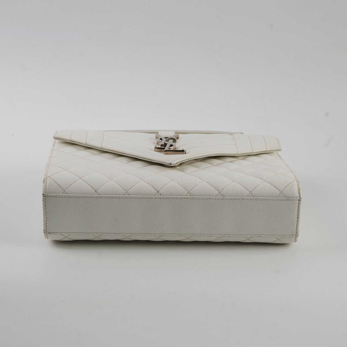 Saint Laurent Envelope Crossbody Medium White - photo 4