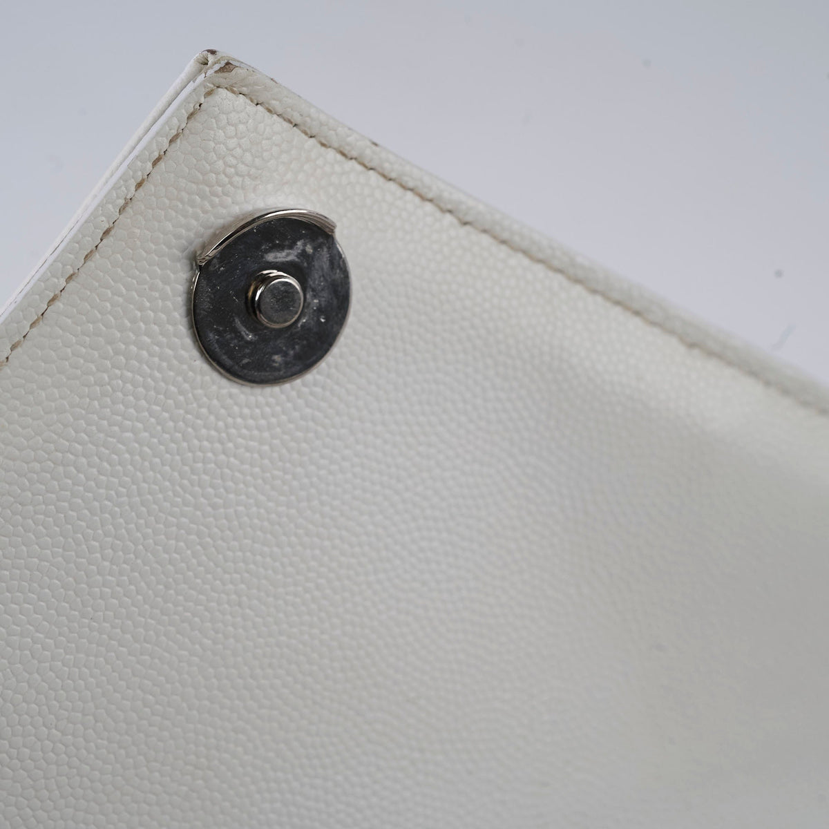 Saint Laurent Envelope Crossbody Medium White - photo 5