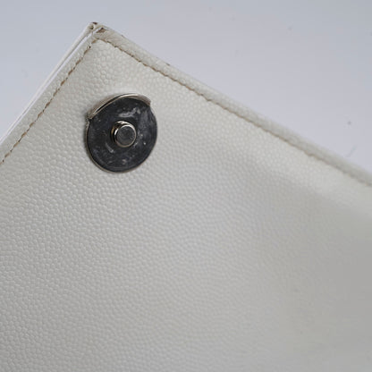 Saint Laurent Envelope Crossbody Medium White - photo 5