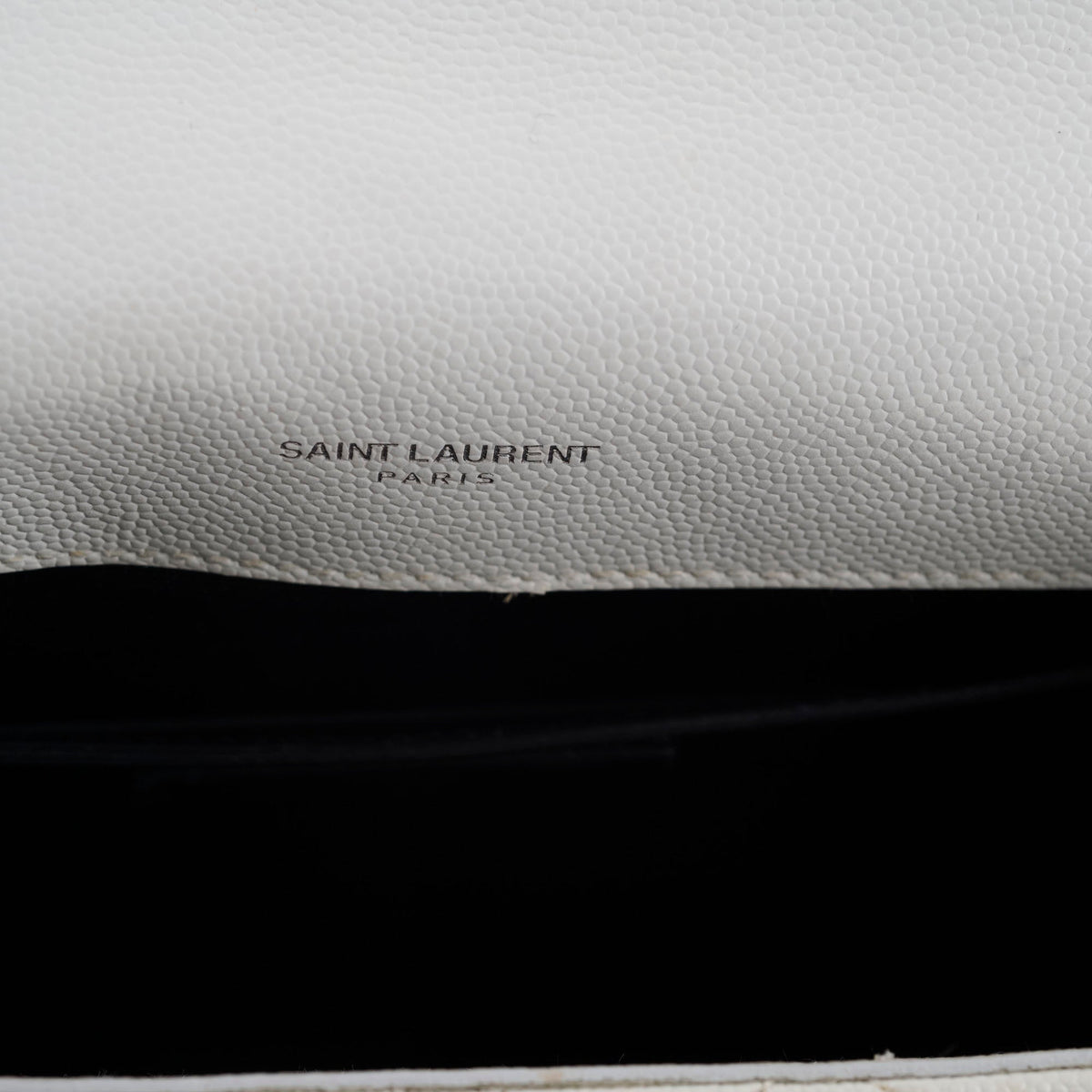 Saint Laurent Envelope Crossbody Medium White - photo 7