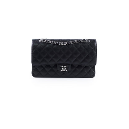 Chanel Medium/Large Caviar Double Classic Flap Black 2022 - photo 1