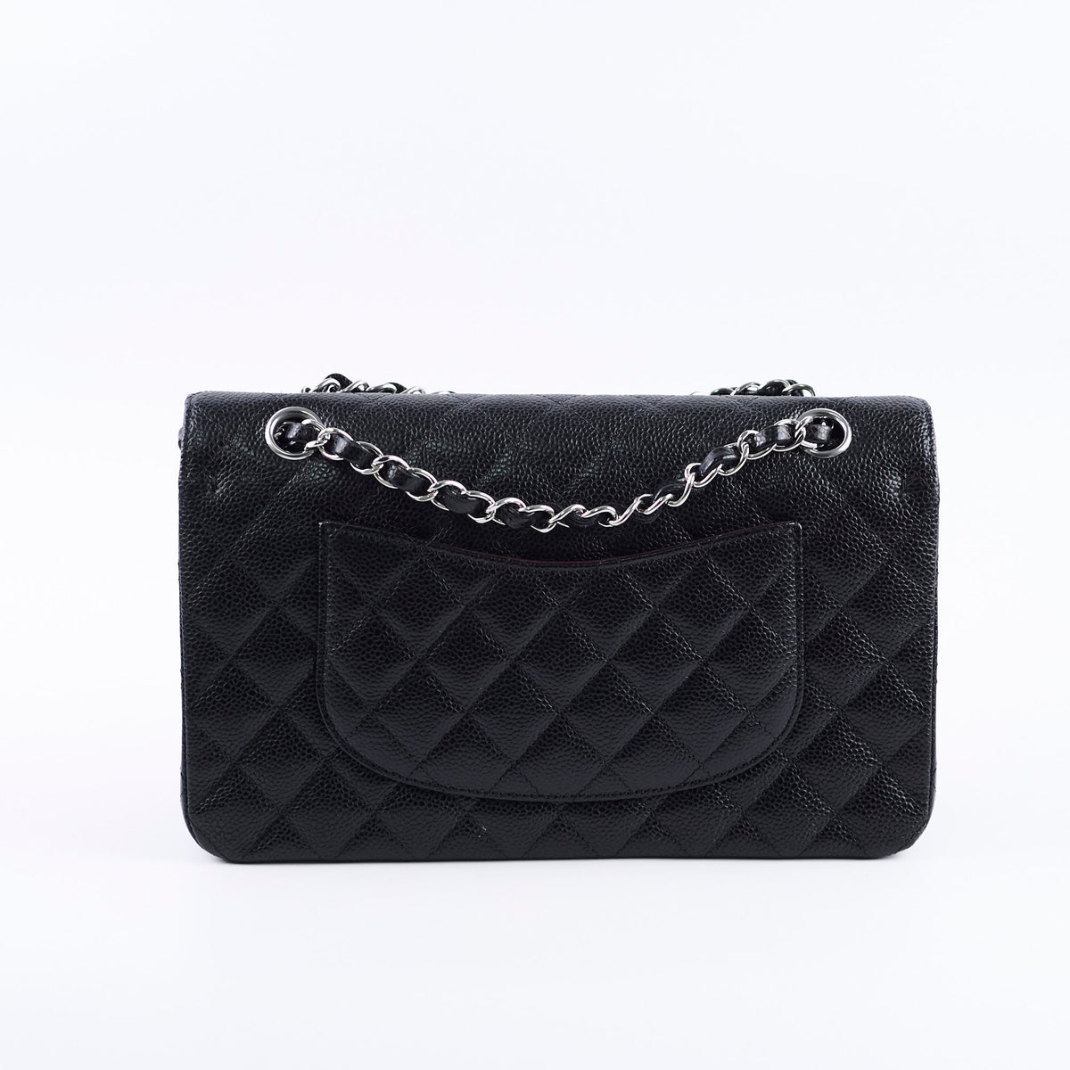 Chanel Medium/Large Caviar Double Classic Flap Black 2022 - photo 3