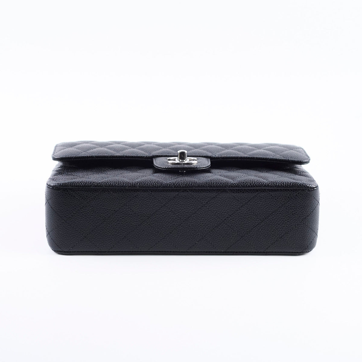 Chanel Medium/Large Caviar Double Classic Flap Black 2022 - photo 4