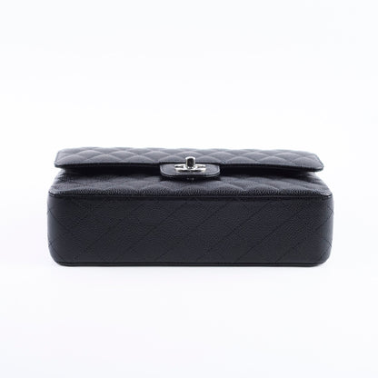 Chanel Medium/Large Caviar Double Classic Flap Black 2022 - photo 4