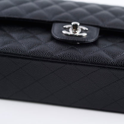 Chanel Medium/Large Caviar Double Classic Flap Black 2022 - photo 6