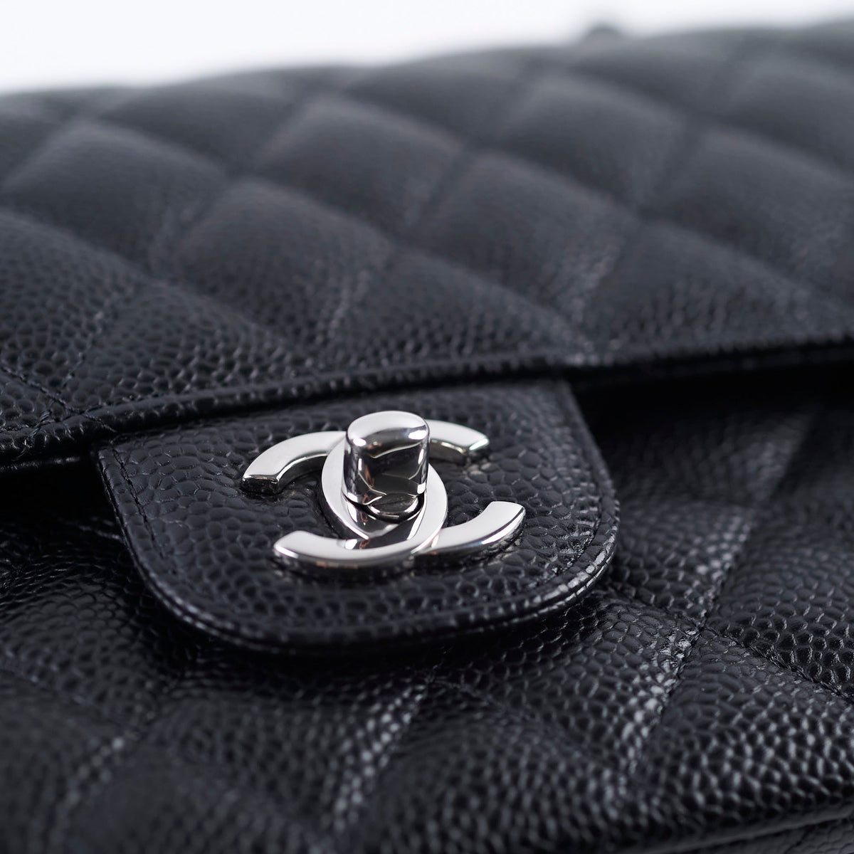 Chanel Medium/Large Caviar Double Classic Flap Black 2022 - photo 8