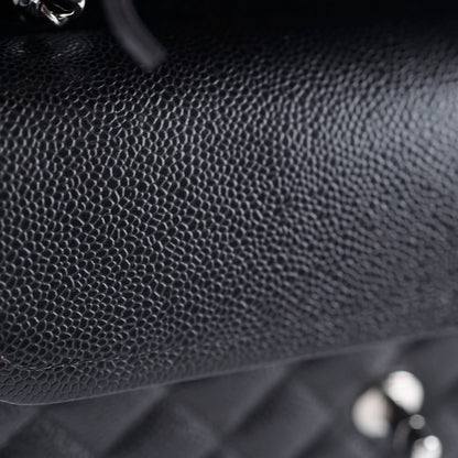 Chanel Medium/Large Caviar Double Classic Flap Black 2022 - photo 12