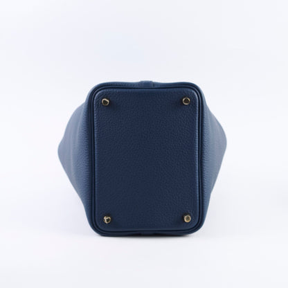 Hermes Picotin 18 Bleu Navy GHW B Stamp - photo 4