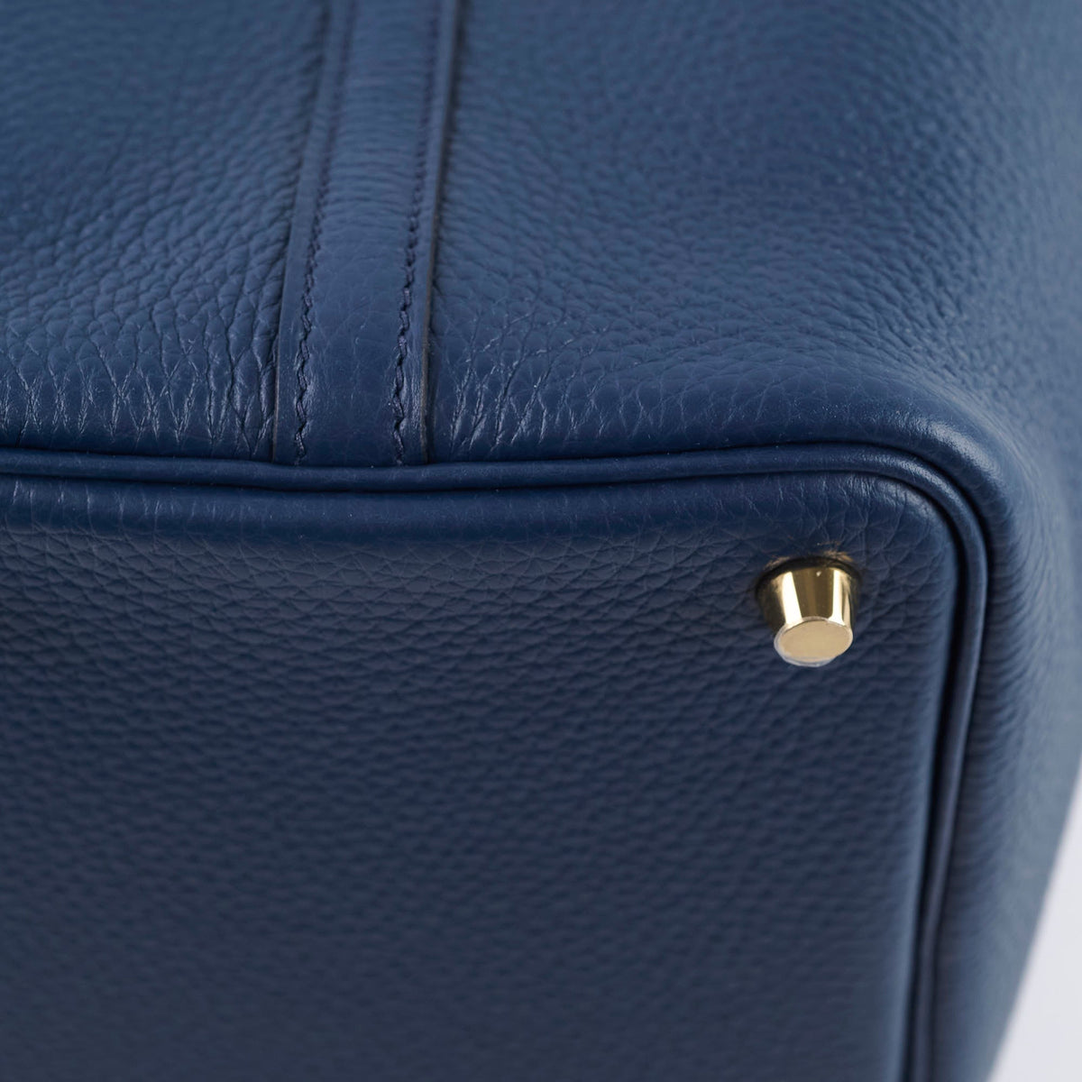 Hermes Picotin 18 Bleu Navy GHW B Stamp - photo 12