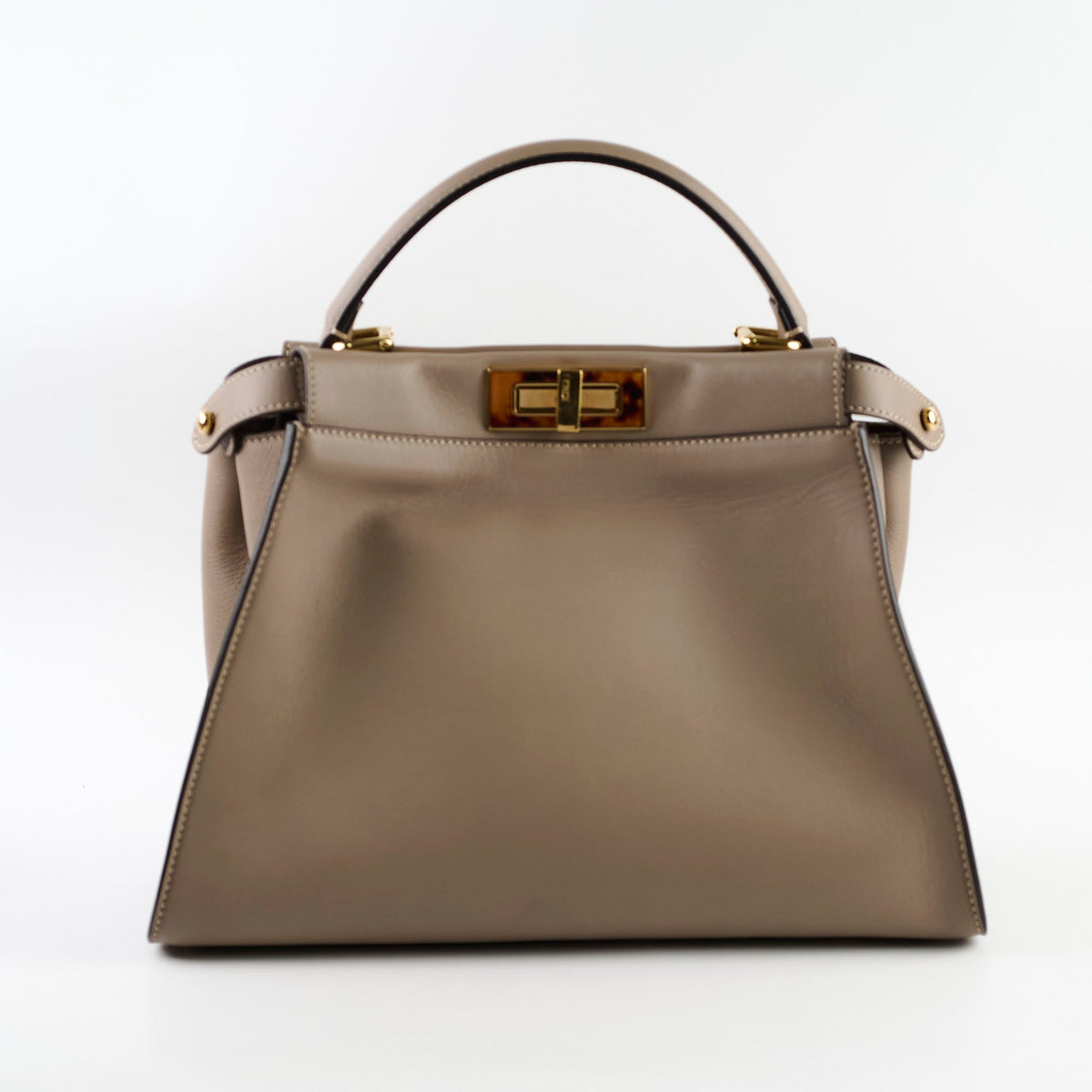 Fendi Medium Peekaboo Grey/Tortoiseshell - photo 2