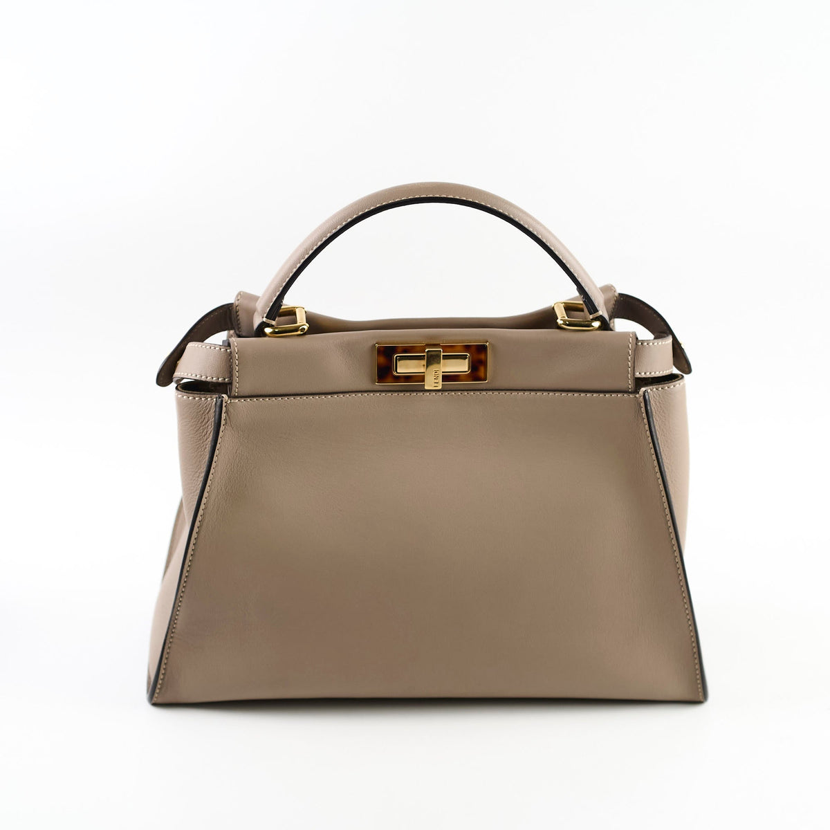 Fendi Medium Peekaboo Grey/Tortoiseshell - photo 3