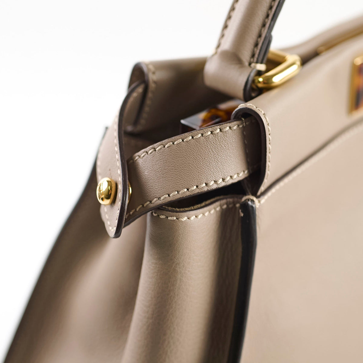 Fendi Medium Peekaboo Grey/Tortoiseshell - photo 6