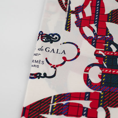 Hermes Scarf 42 x 42 Navy/Red/White - photo 3