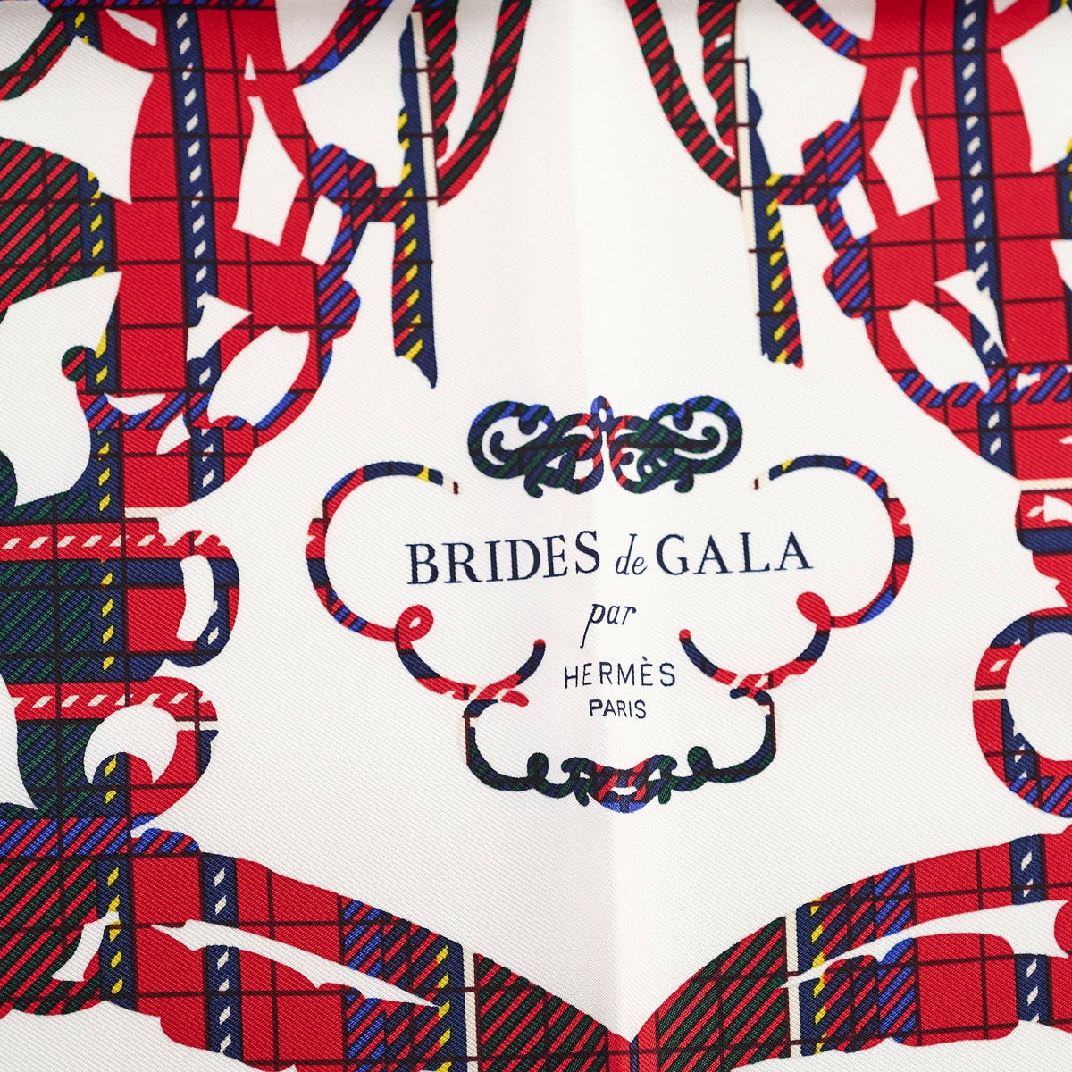 Hermes Scarf 42 x 42 Navy/Red/White - photo 6