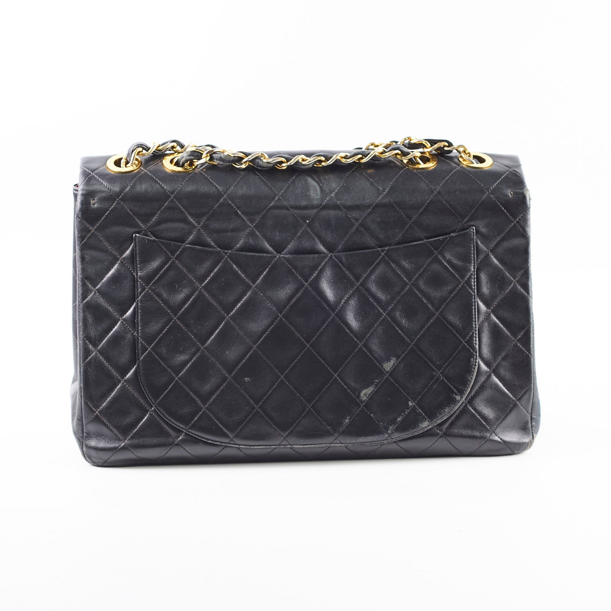 Chanel Vintage Maxi Single Flap Black - photo 3