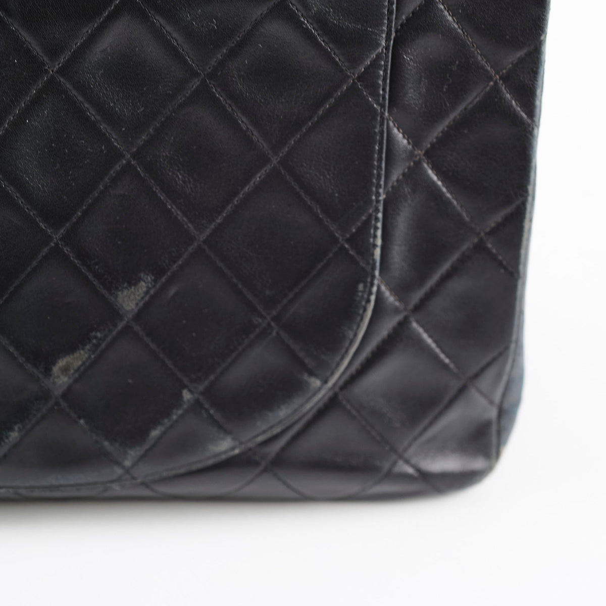 Chanel Vintage Maxi Single Flap Black - photo 7