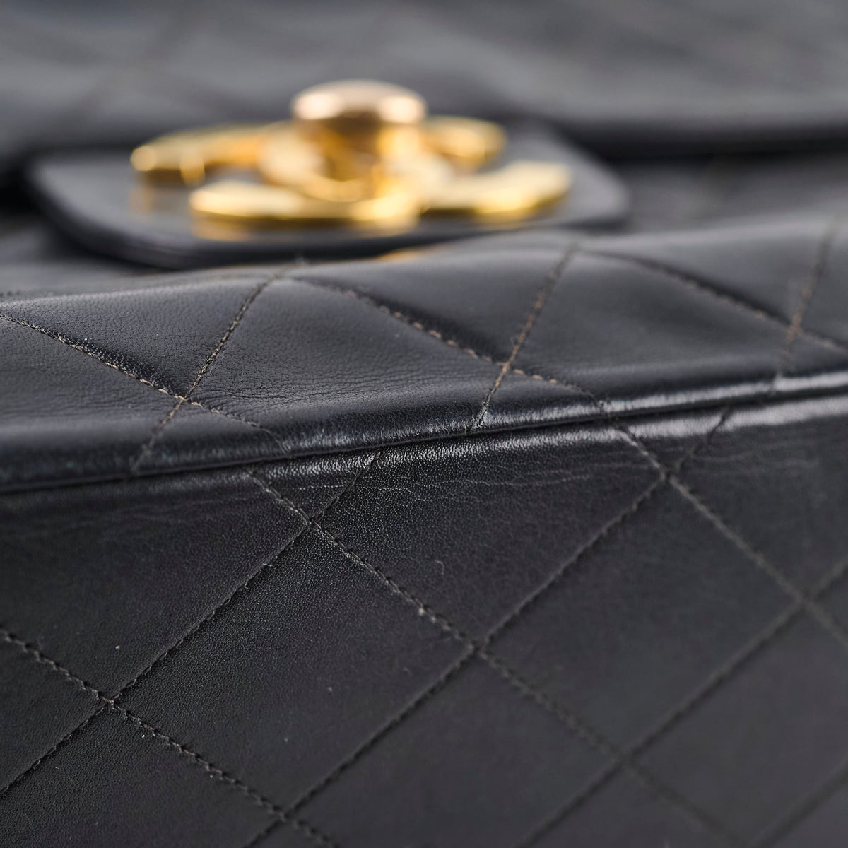 Chanel Vintage Maxi Single Flap Black - photo 11