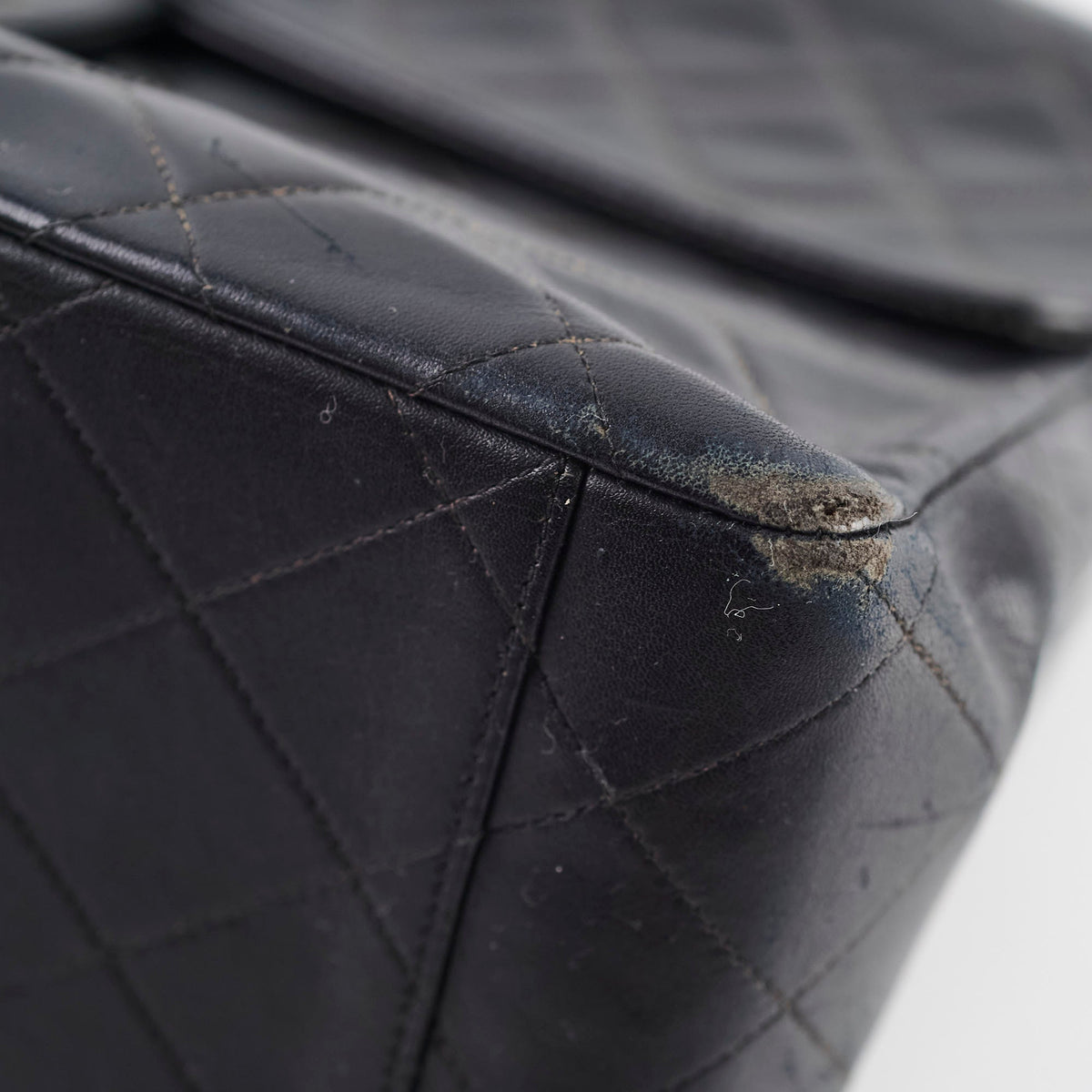 Chanel Vintage Maxi Single Flap Black - photo 12