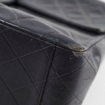 Chanel Vintage Maxi Single Flap Black - photo 12