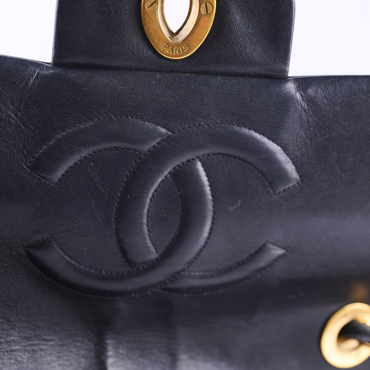 Chanel Vintage Maxi Single Flap Black - photo 18
