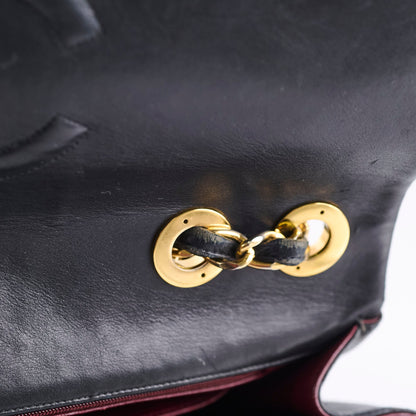 Chanel Vintage Maxi Single Flap Black - photo 19