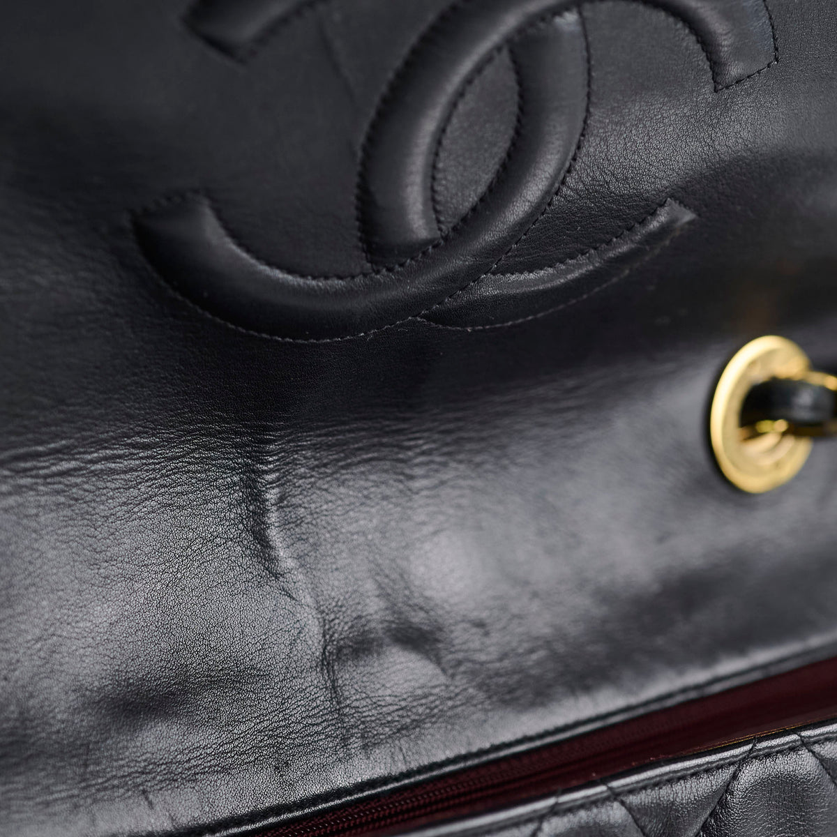 Chanel Vintage Maxi Single Flap Black - photo 22