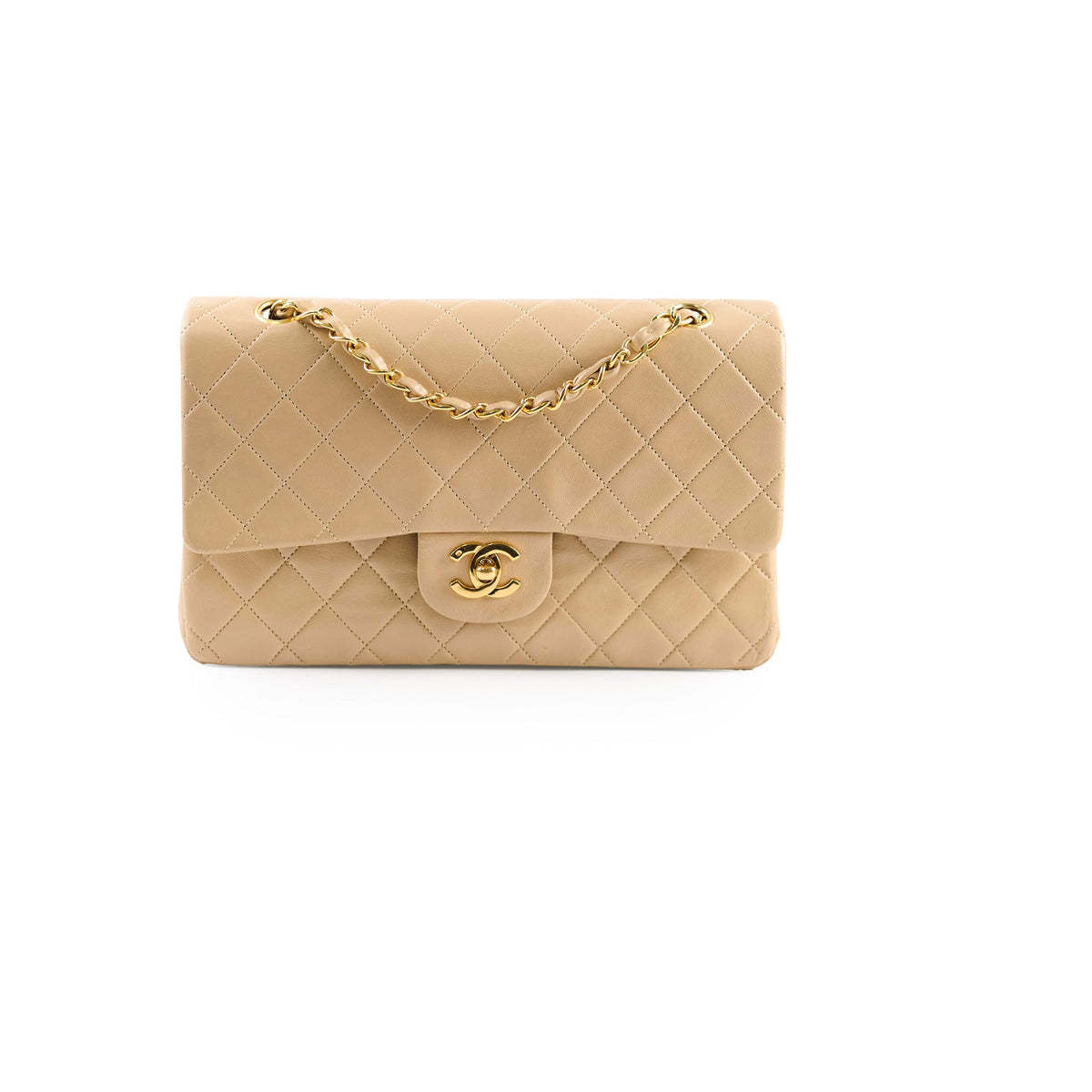 Chanel Medium/Large Double Classic Flap Beige - photo 1