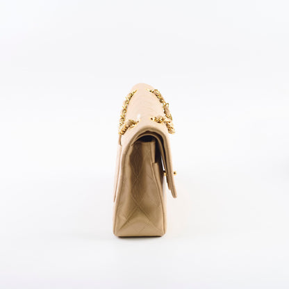 Chanel Medium/Large Double Classic Flap Beige - photo 2