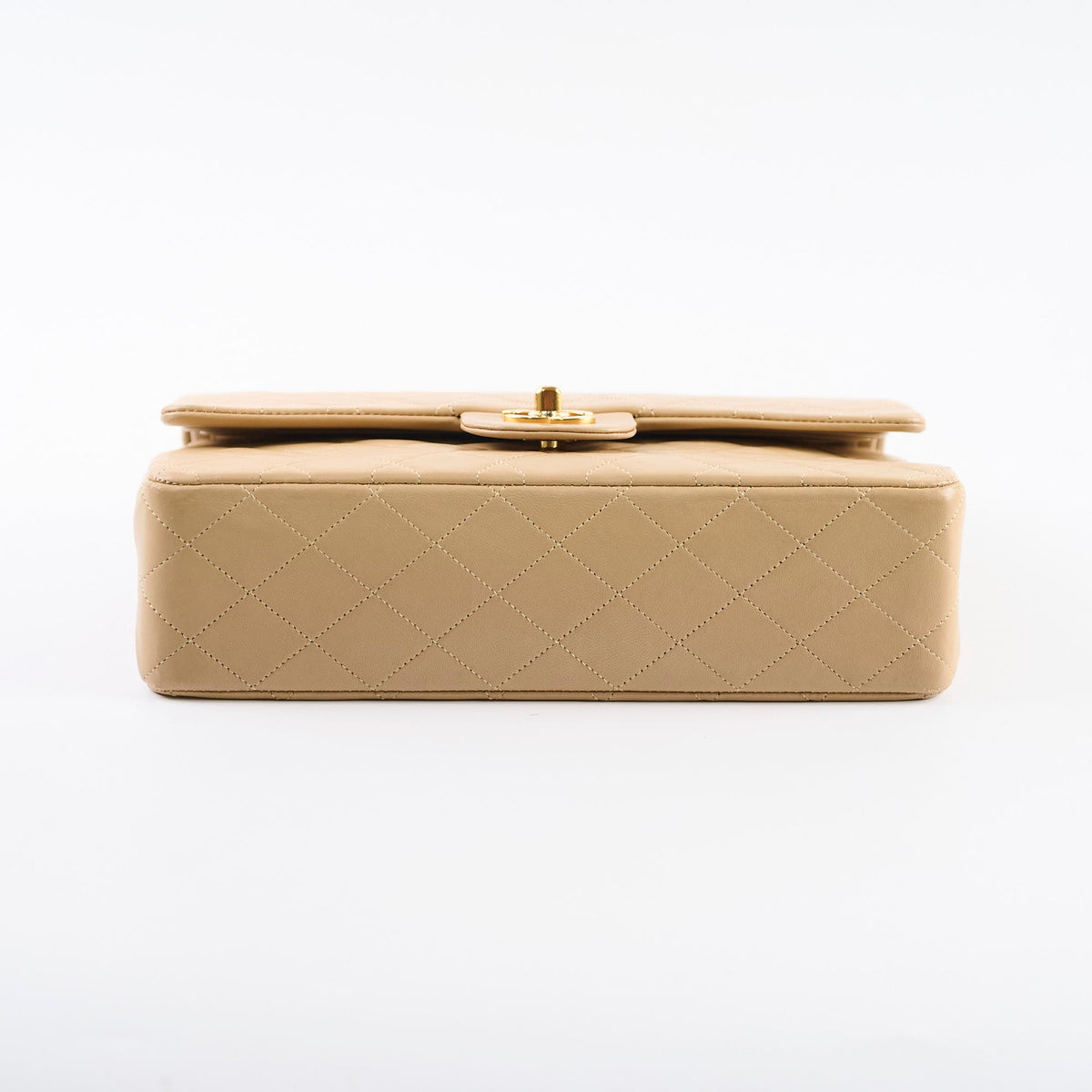 Chanel Medium/Large Double Classic Flap Beige - photo 4