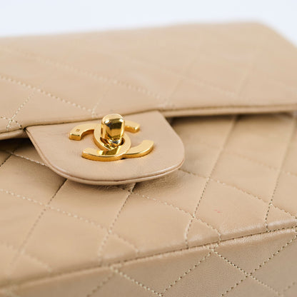 Chanel Medium/Large Double Classic Flap Beige - photo 16