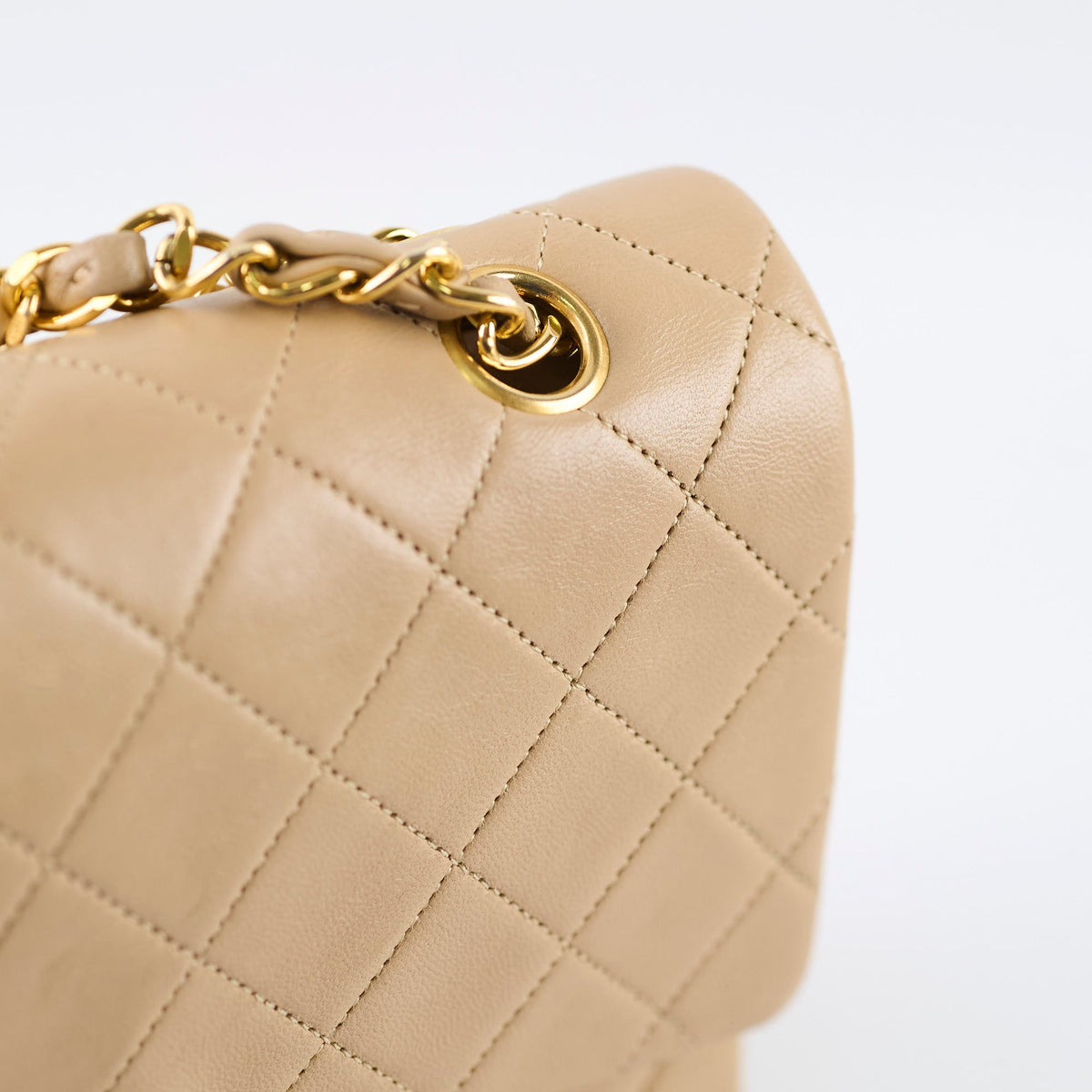 Chanel Medium/Large Double Classic Flap Beige - photo 6