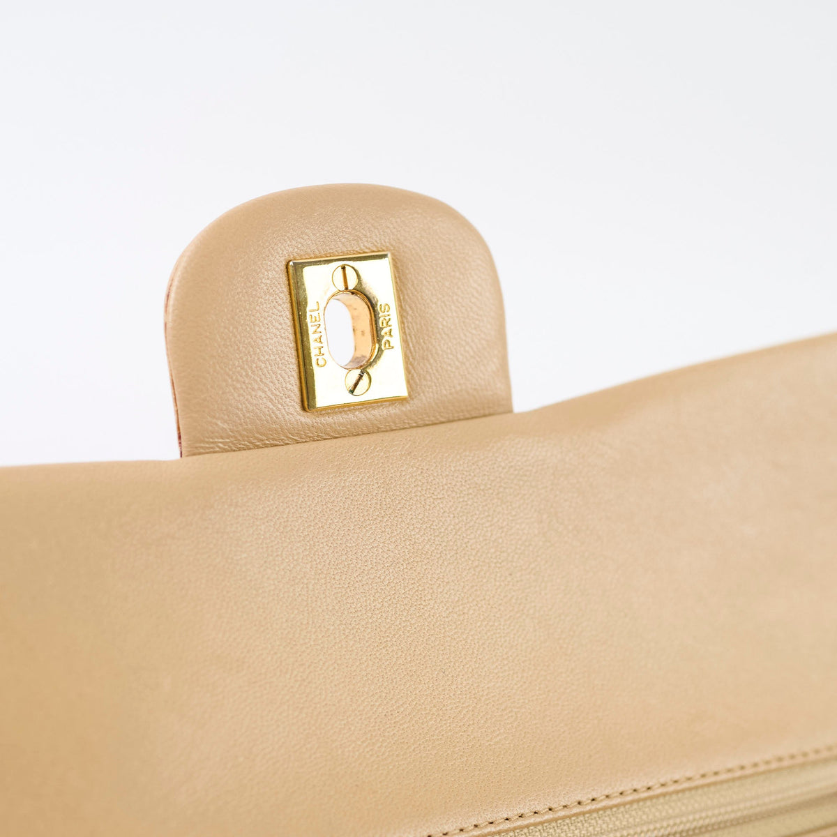 Chanel Medium/Large Double Classic Flap Beige - photo 8