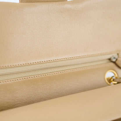 Chanel Medium/Large Double Classic Flap Beige - photo 9
