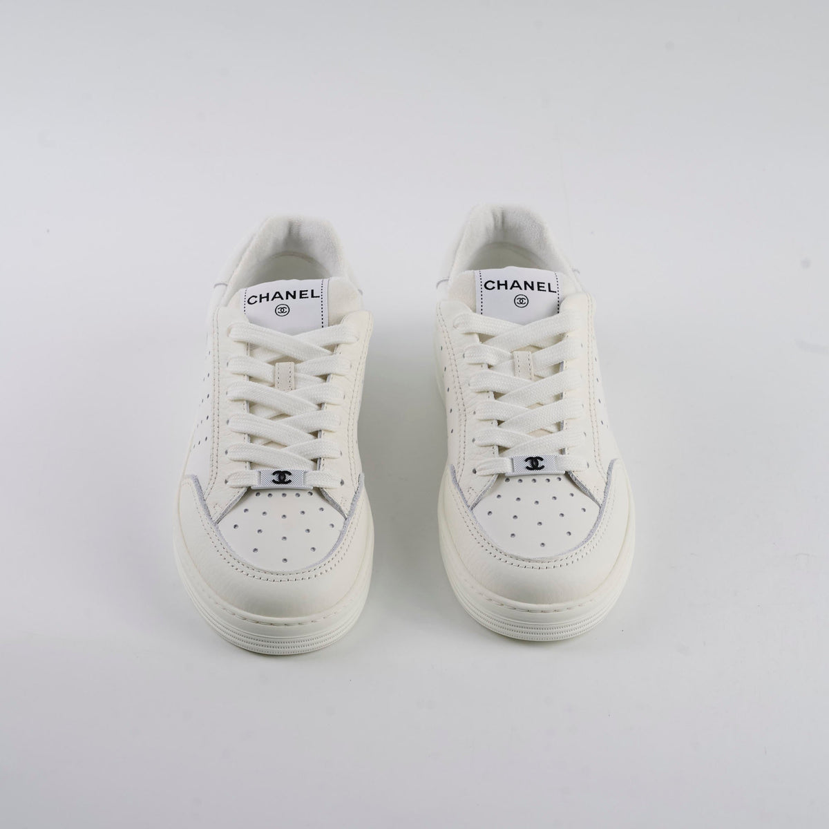 Chanel Interlocking CC Logo Trainer Women Size 38 - photo 2