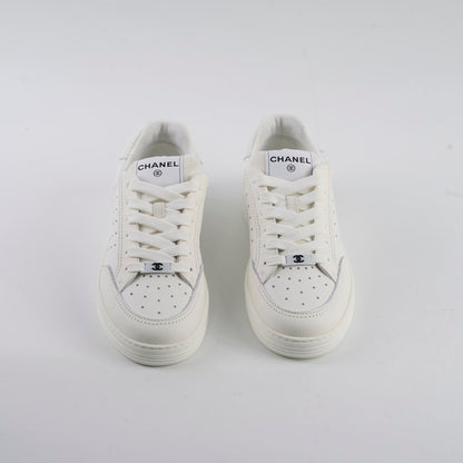 Chanel Interlocking CC Logo Trainer Women Size 38 - photo 2